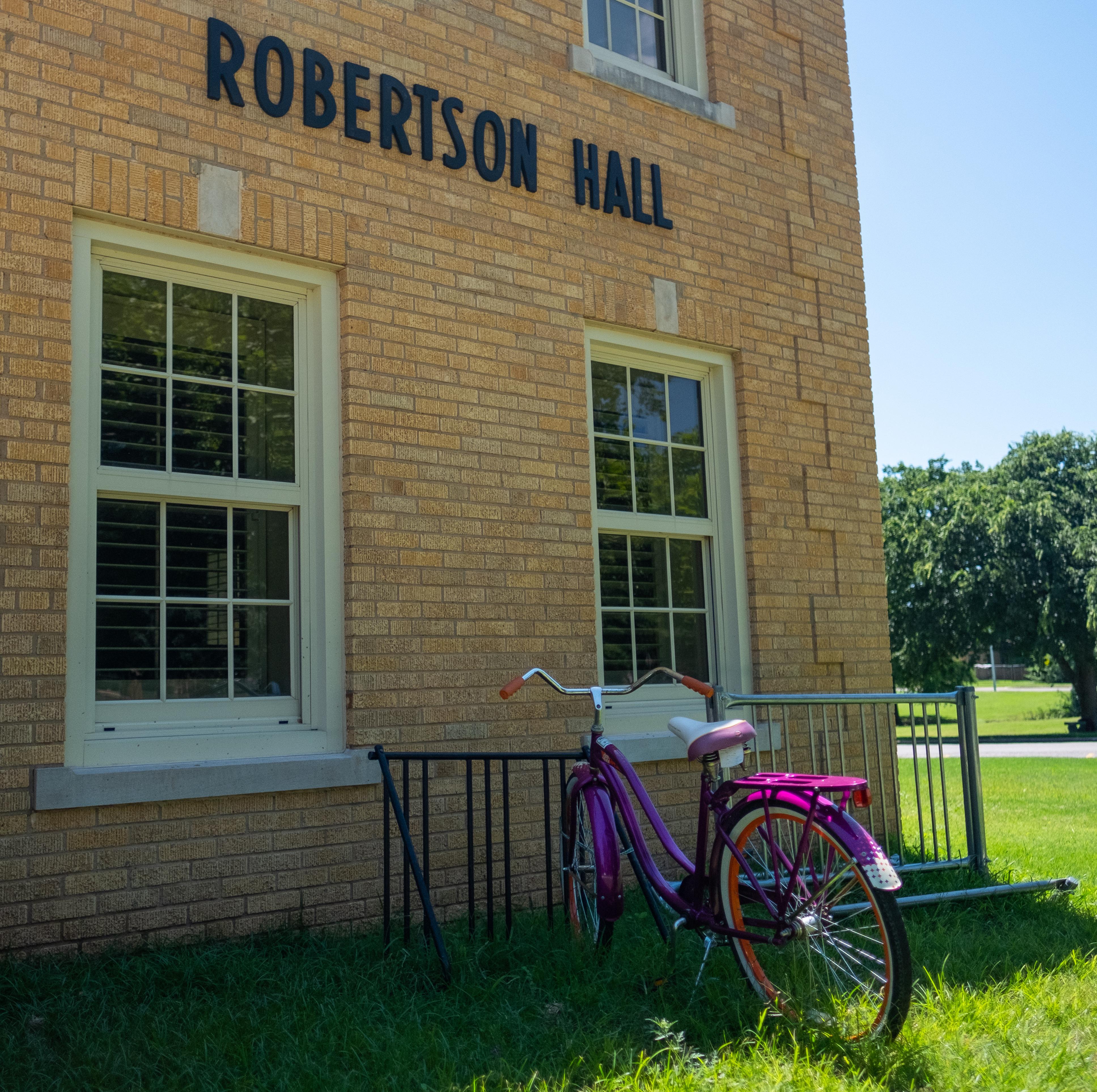 Exterior of Robertson Hall. 