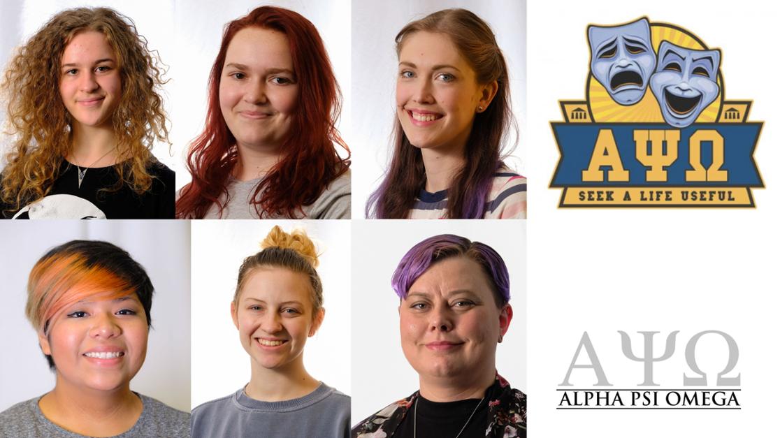 Six students were inducted in an online celebration of scholarship and service
