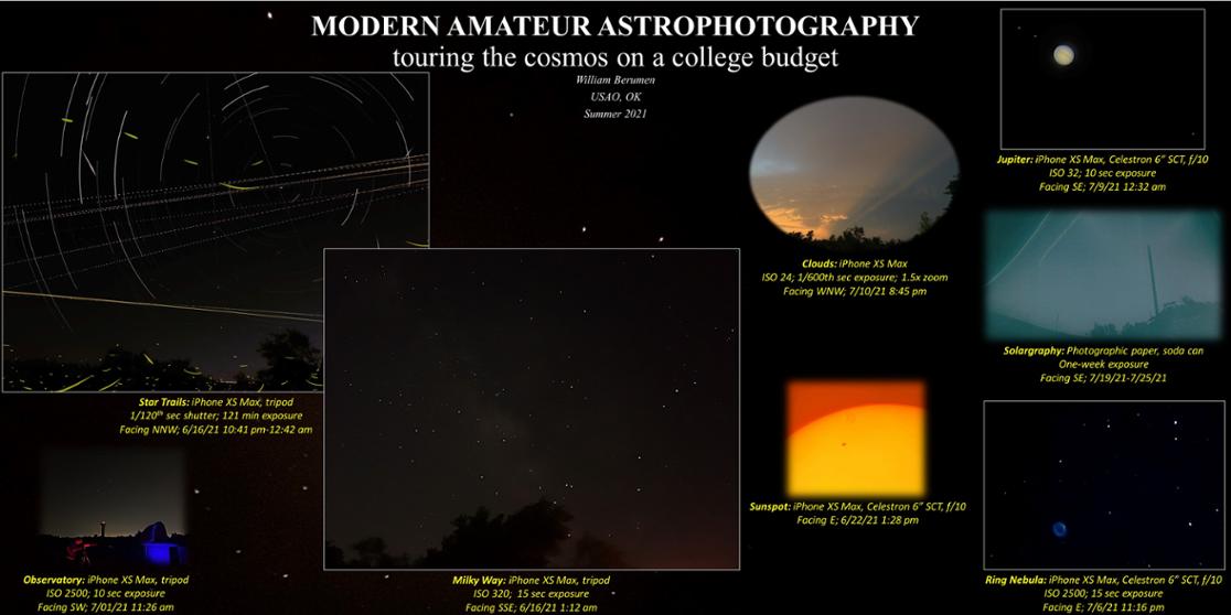 William Berumen astrophotography collage