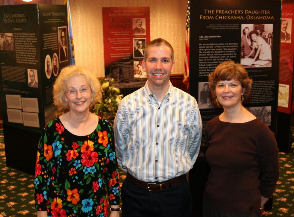 Dr. Ann Frankland, David Pettyjohn, and Ann Thompson