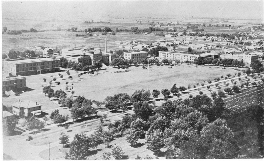 The historic USAO campus in 1930