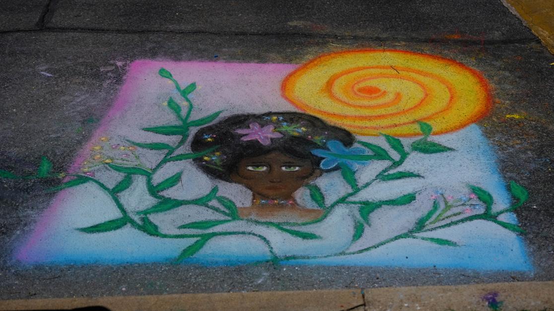 Chalk art