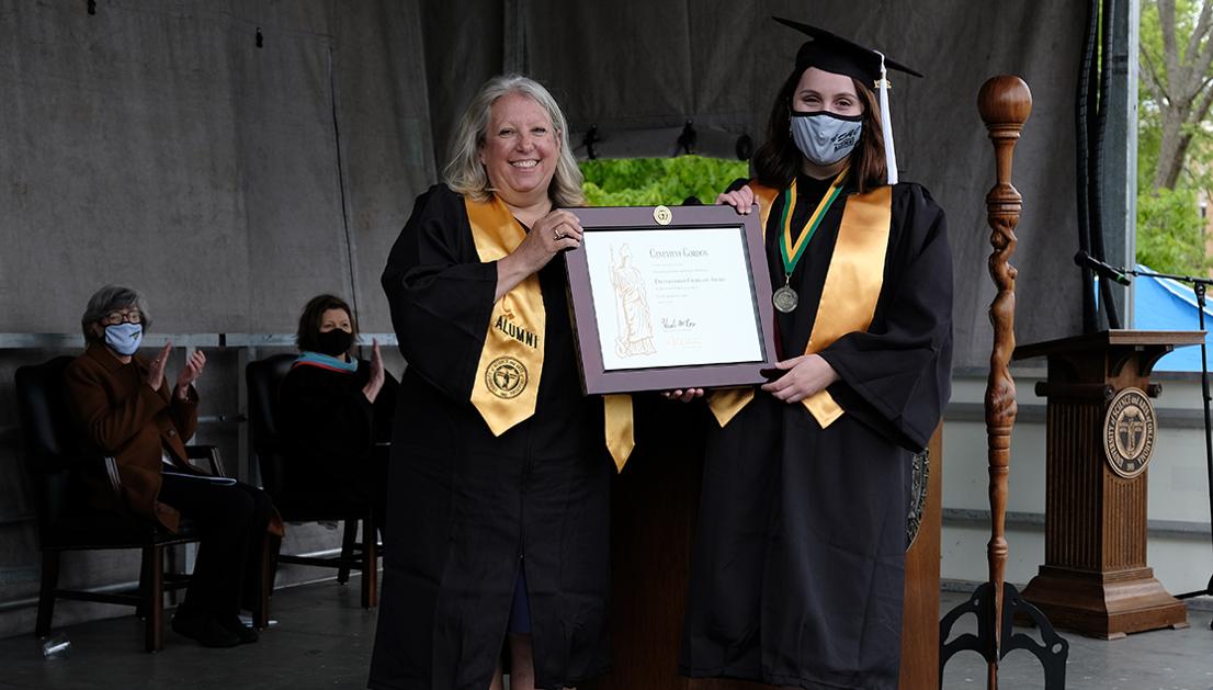 Genevieve Gordon’s dedication and curiosity embody university’s liberal arts mission