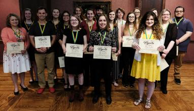 USAO inducted 22 into Hypatia Honor Society