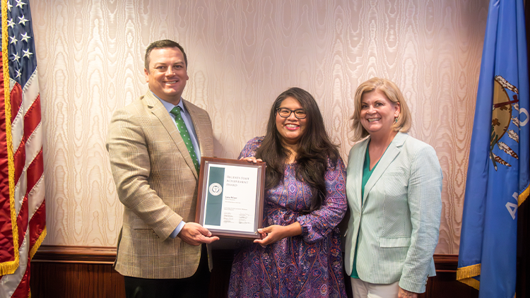 Jana Ware, employee of the year.