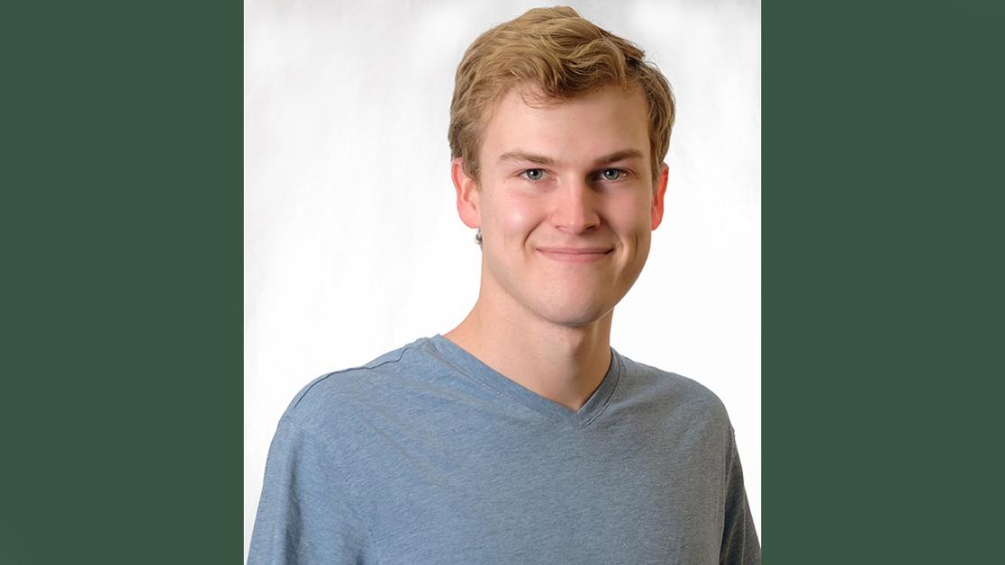 A headshot of USAO student Jensen Link against a white backdrop. 