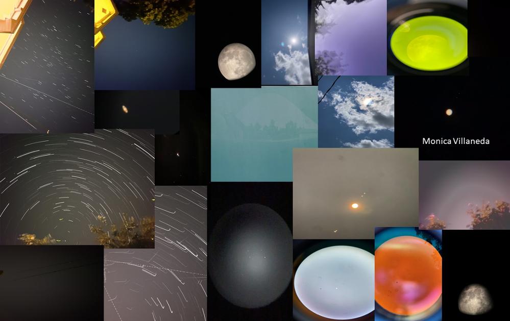 Monica Villaneda astrophotography collage